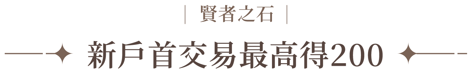 標題文字：新戶首交易最高得200