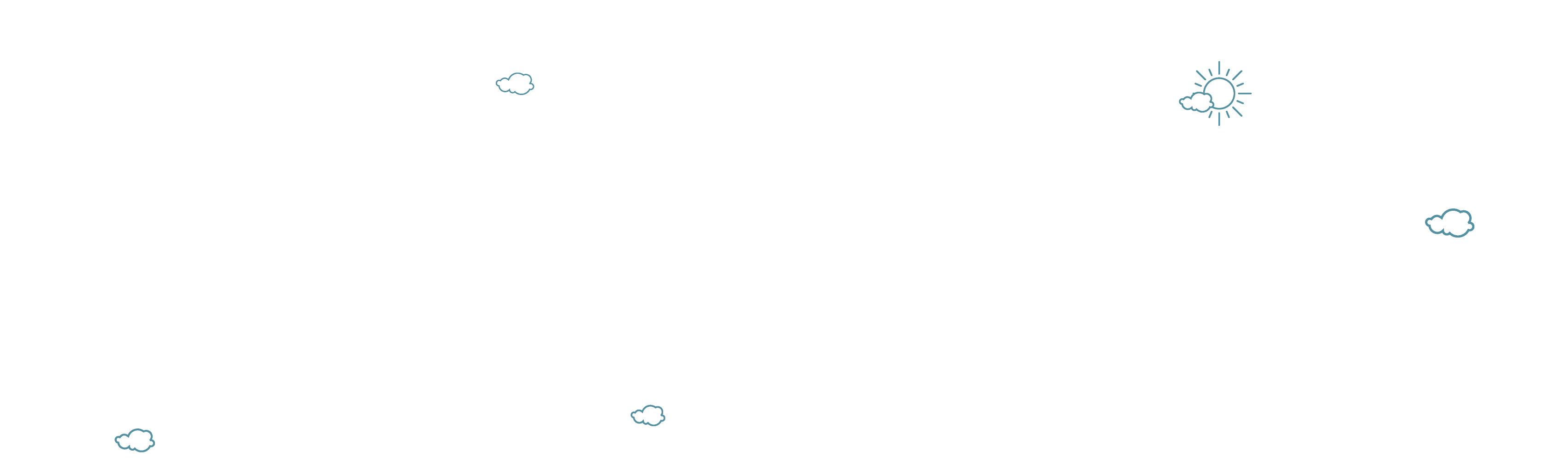 主視覺-裝飾的雲和太陽